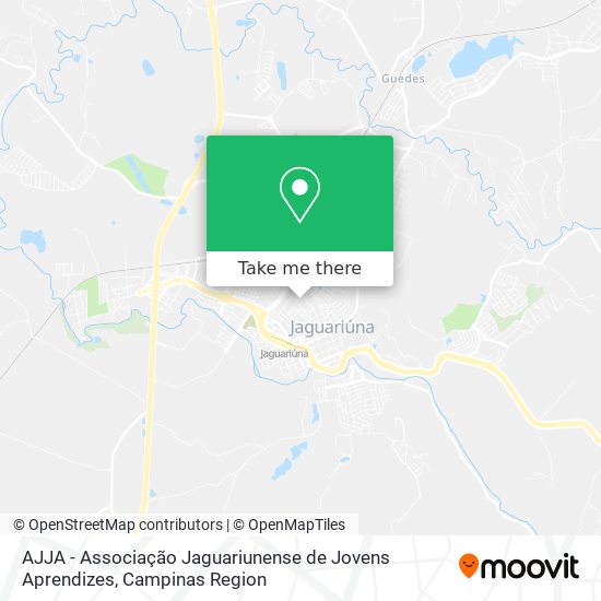 Mapa AJJA - Associação Jaguariunense de Jovens Aprendizes