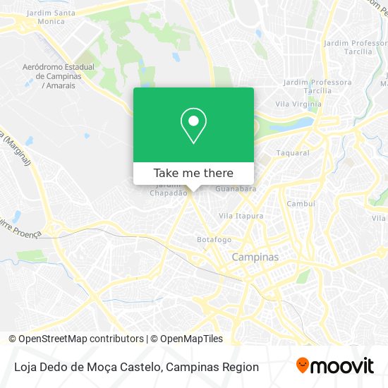 Loja Dedo de Moça Castelo map