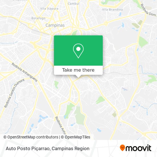 Auto Posto Piçarrao map