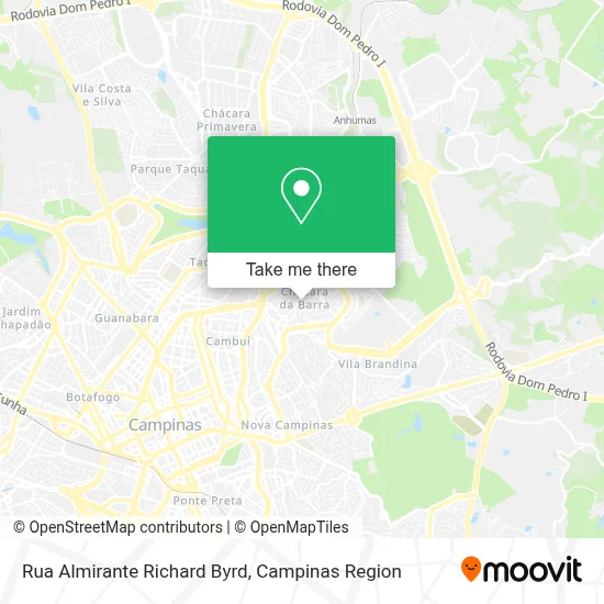 Rua Almirante Richard Byrd map
