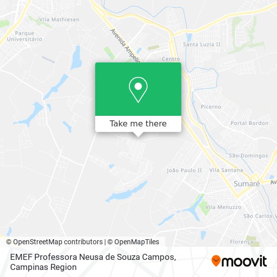 EMEF Professora Neusa de Souza Campos map