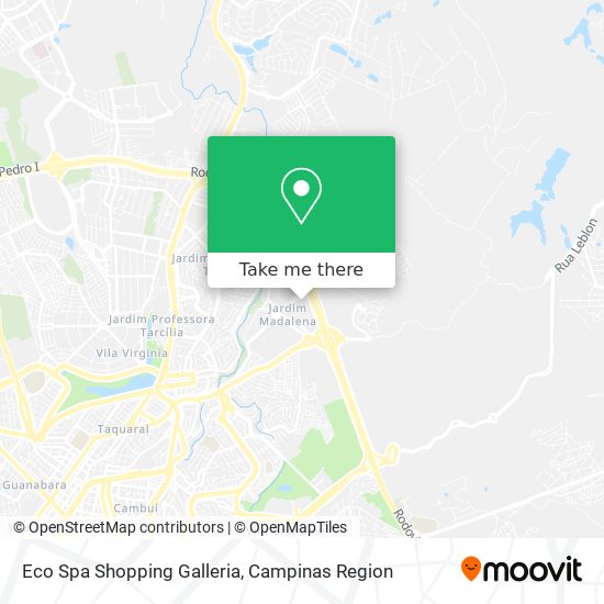 Mapa Eco Spa Shopping Galleria