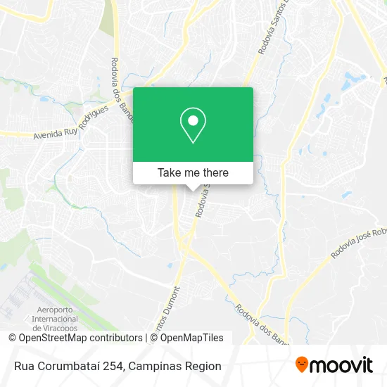 Rua Corumbataí 254 map