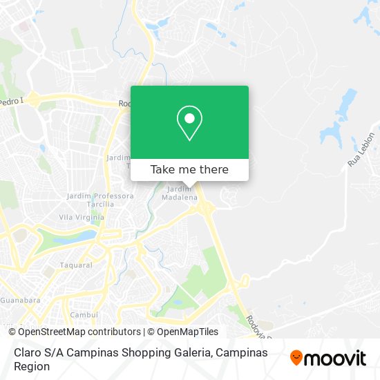 Claro S / A Campinas Shopping Galeria map