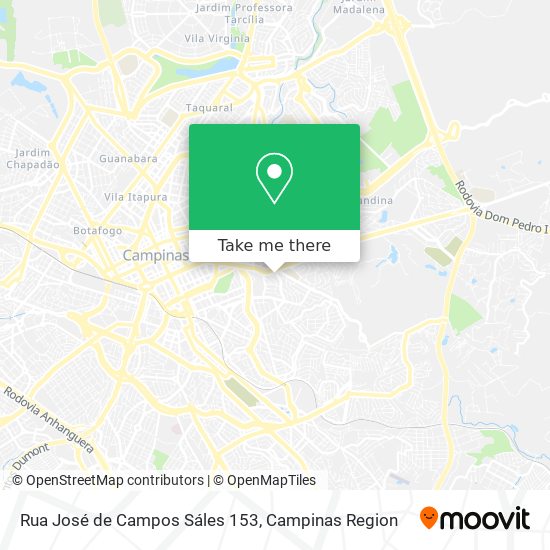 Rua José de Campos Sáles 153 map