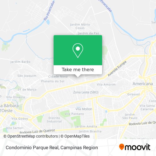 Condominio Parque Real map