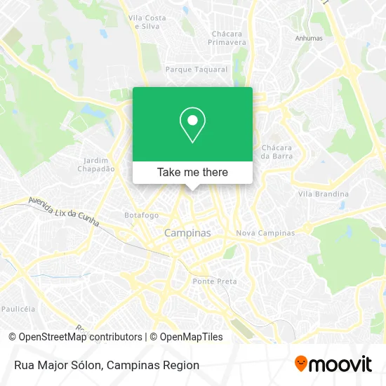 Rua Major Sólon map