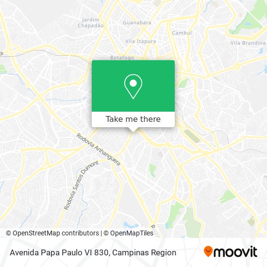 Mapa Avenida Papa Paulo VI 830