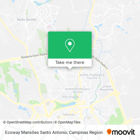 Ecoway Mansões Santo Antonio map