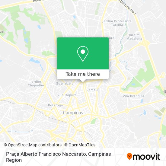 Praça Alberto Francisco Naccarato map
