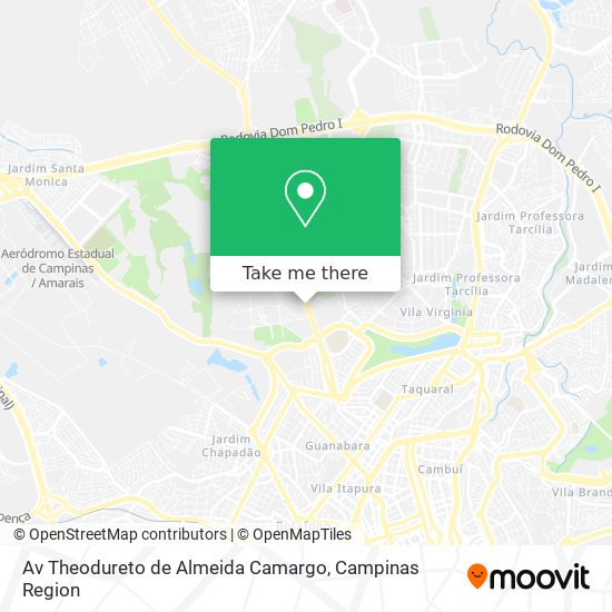 Av Theodureto de Almeida Camargo map