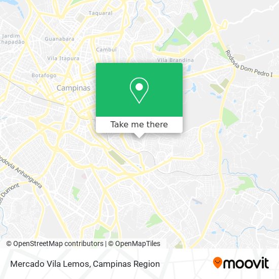 Mercado Vila Lemos map