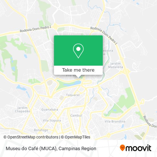 Museu do Café (MUCA) map