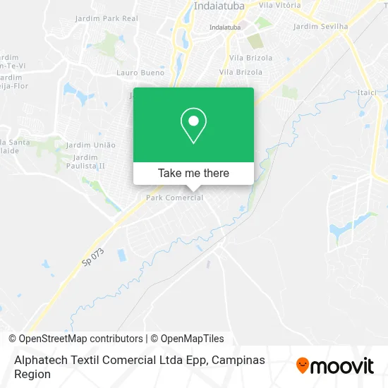 Alphatech Textil Comercial Ltda Epp map