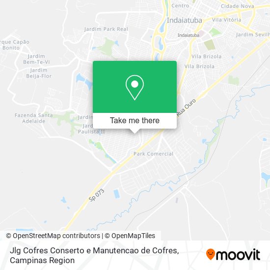 Mapa Jlg Cofres Conserto e Manutencao de Cofres