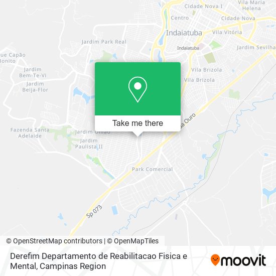 Derefim Departamento de Reabilitacao Fisica e Mental map