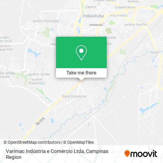 Mapa Varimac Indústria e Comércio Ltda