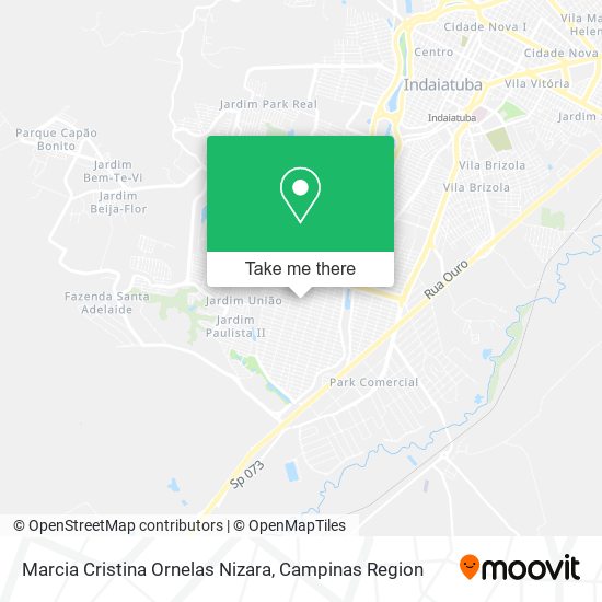 Mapa Marcia Cristina Ornelas Nizara