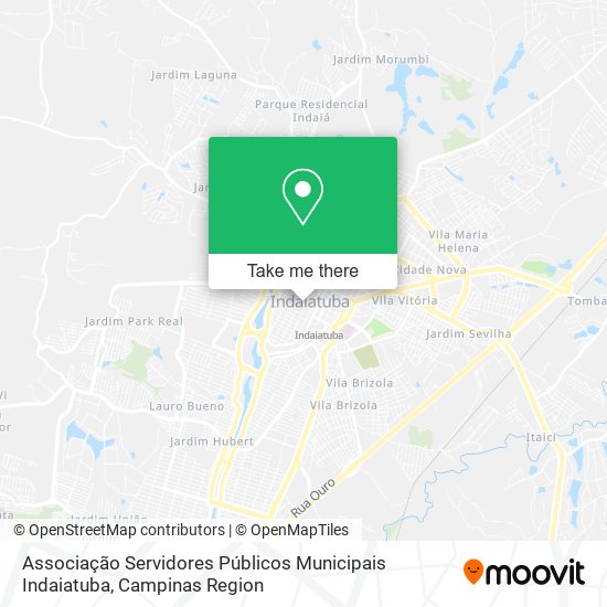 Associação Servidores Públicos Municipais Indaiatuba map