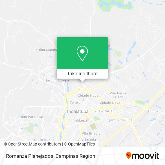 Romanza Planejados map