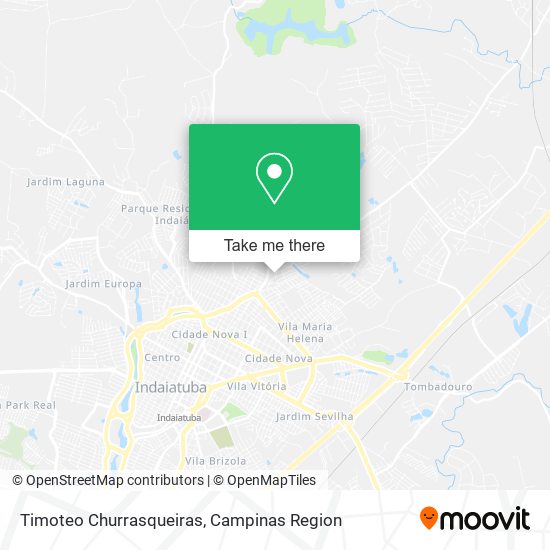 Timoteo Churrasqueiras map