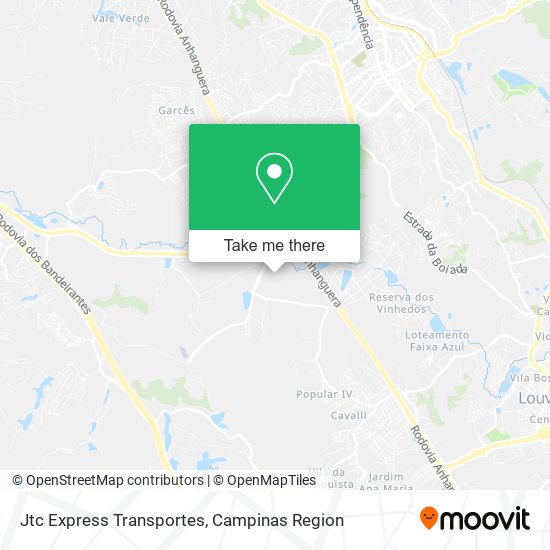 Jtc Express Transportes map
