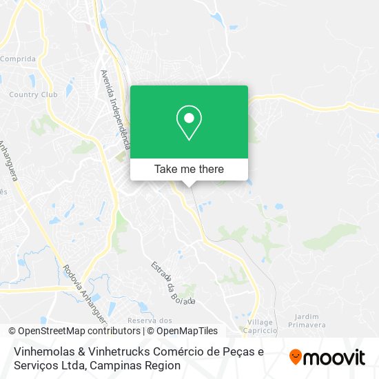 Vinhemolas & Vinhetrucks Comércio de Peças e Serviços Ltda map