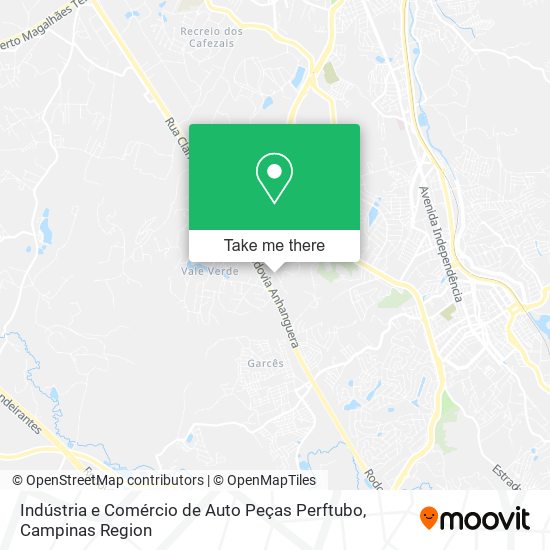 Indústria e Comércio de Auto Peças Perftubo map