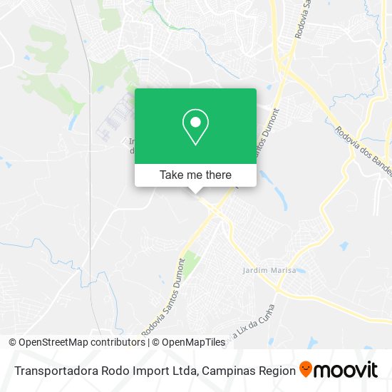 Mapa Transportadora Rodo Import Ltda