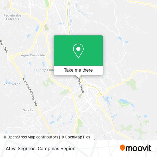 Ativa Seguros map