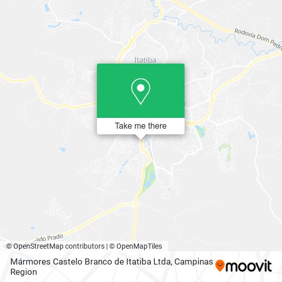 Mármores Castelo Branco de Itatiba Ltda map