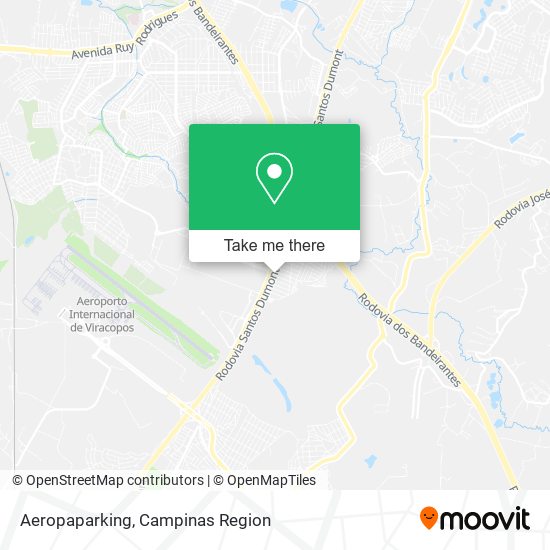 Aeropaparking map