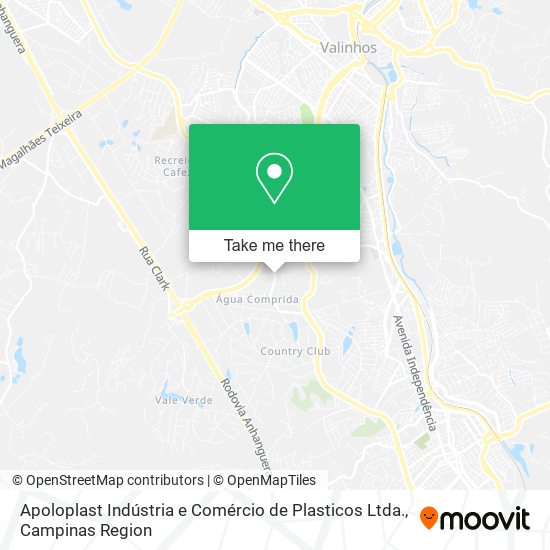 Mapa Apoloplast Indústria e Comércio de Plasticos Ltda.