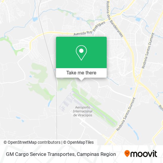 Mapa GM Cargo Service Transportes