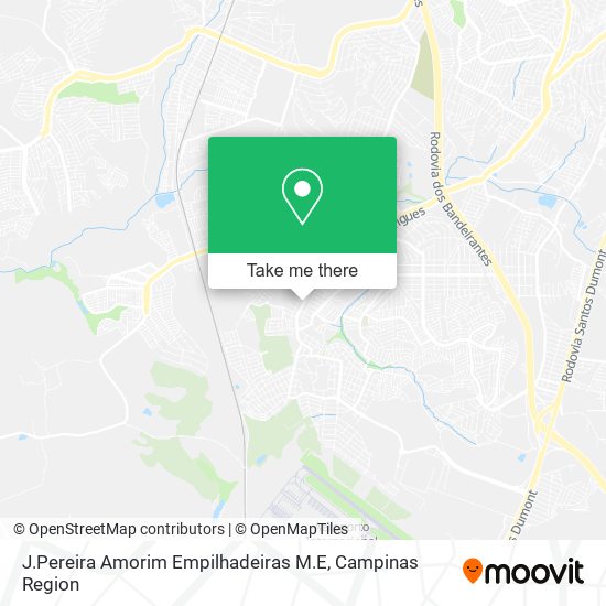 J.Pereira Amorim Empilhadeiras M.E map