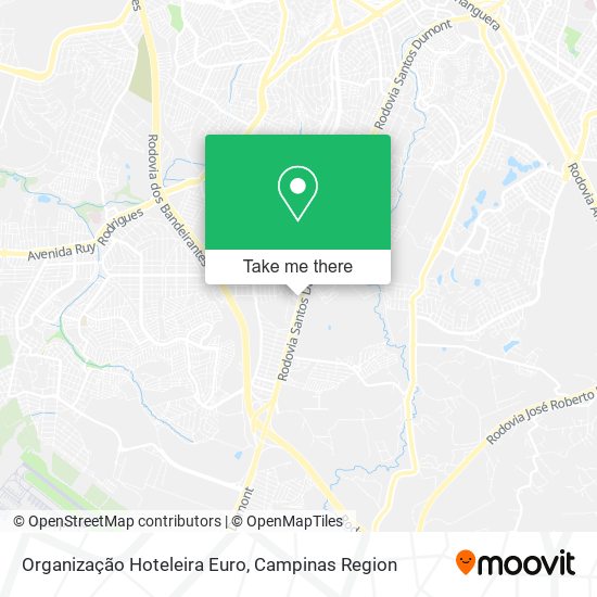 Organização Hoteleira Euro map