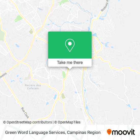 Green Word Language Services map