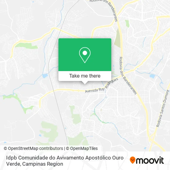 Idpb Comunidade do Avivamento Apostólico Ouro Verde map