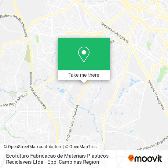 Ecofuturo Fabricacao de Materiais Plasticos Reciclaveis Ltda - Epp map