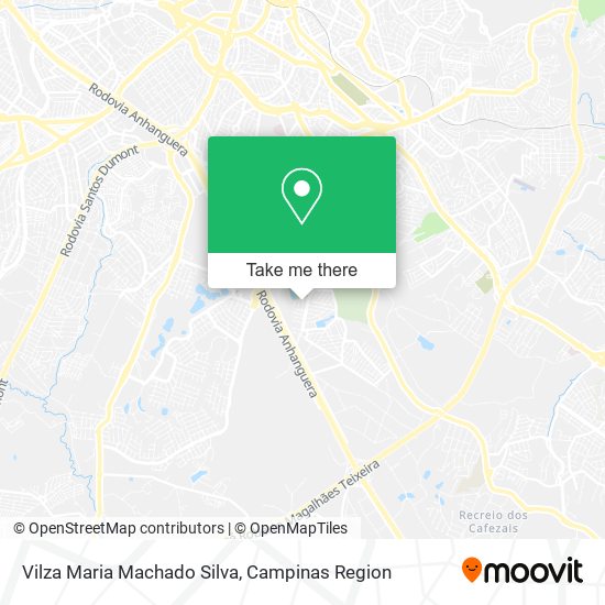 Mapa Vilza Maria Machado Silva