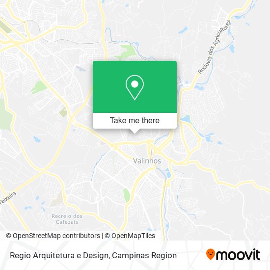 Mapa Regio Arquitetura e Design