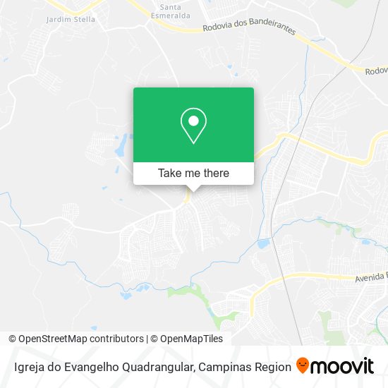 Igreja do Evangelho Quadrangular map