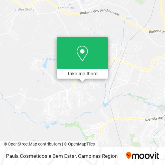 Paula Cosmeticos e Bem Estar map