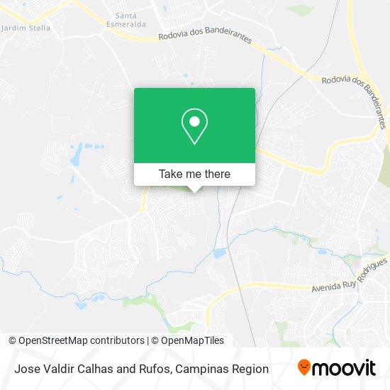 Jose Valdir Calhas and Rufos map