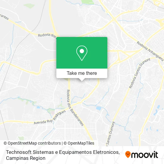 Technosoft Sistemas e Equipamentos Eletronicos map