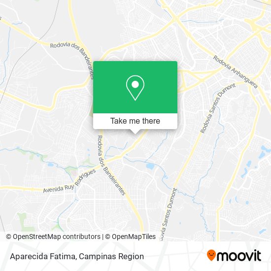 Mapa Aparecida Fatima