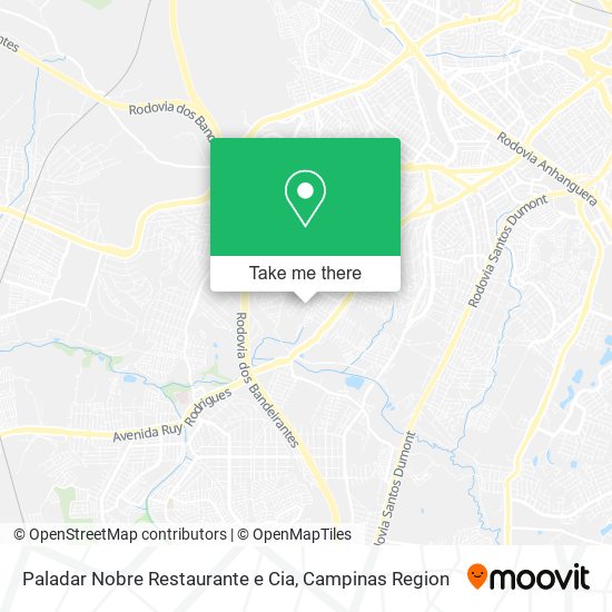 Mapa Paladar Nobre Restaurante e Cia