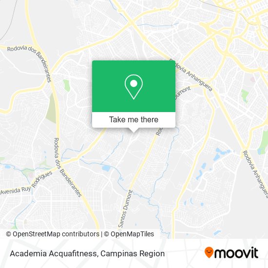 Mapa Academia Acquafitness