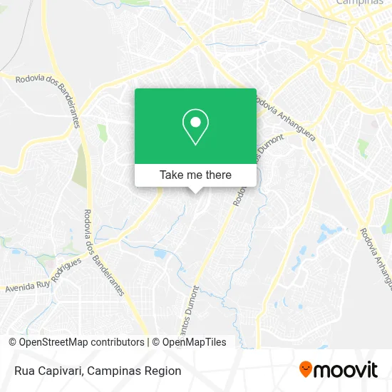 Rua Capivari map
