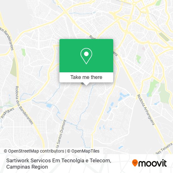 Mapa Sartiwork Servicos Em Tecnolgia e Telecom